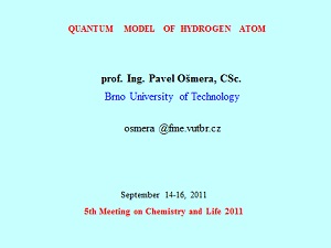 Quantum   Model  of  hydrogen  atom 